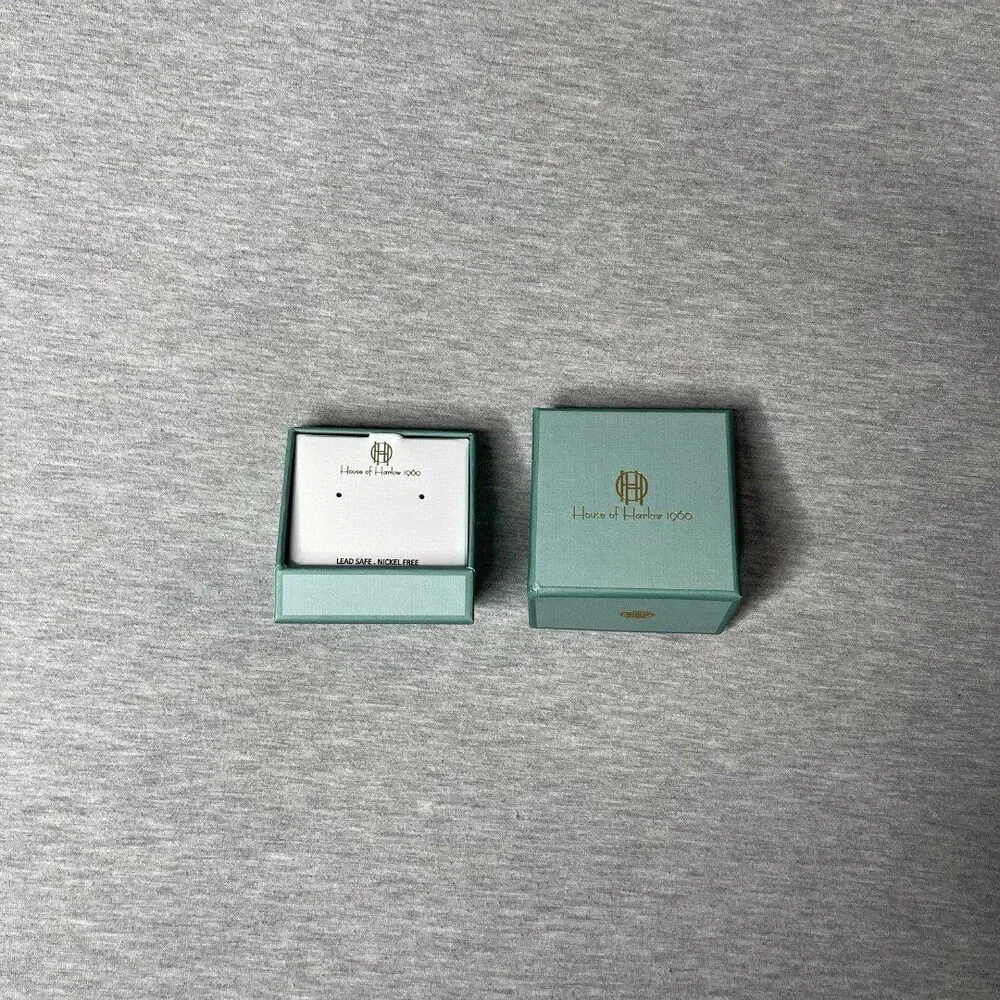 House of Harlow 1960 Jewelry / Earrings Blue Gift Box